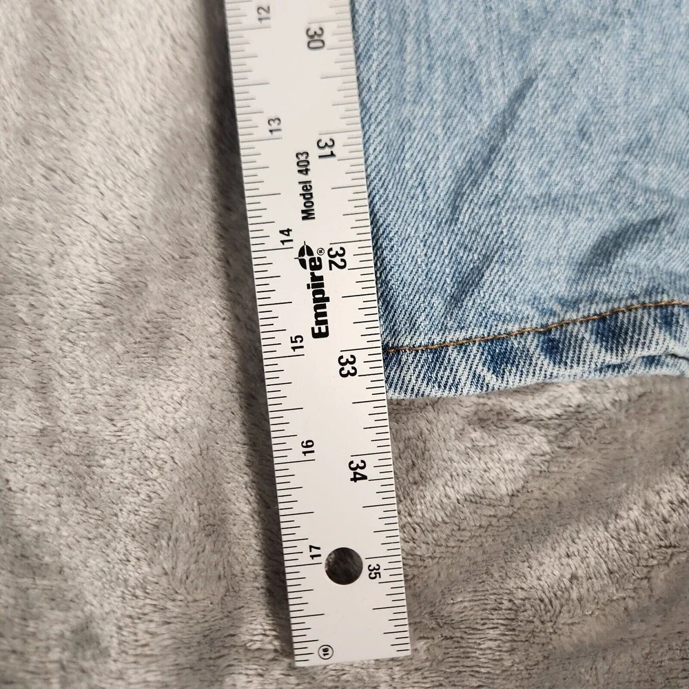 Levi's 505 Jeans Men's 36X33 (Tag 38X32) Blue‎ Denim Regular Fit